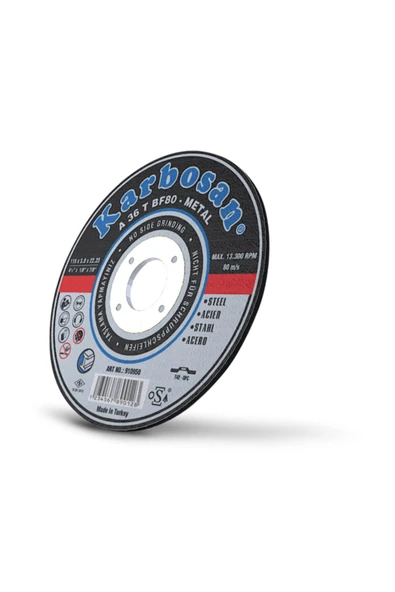 KARBOSAN Metal Kesme Taşı 230x3.0 - 25 Adet - Resim 2