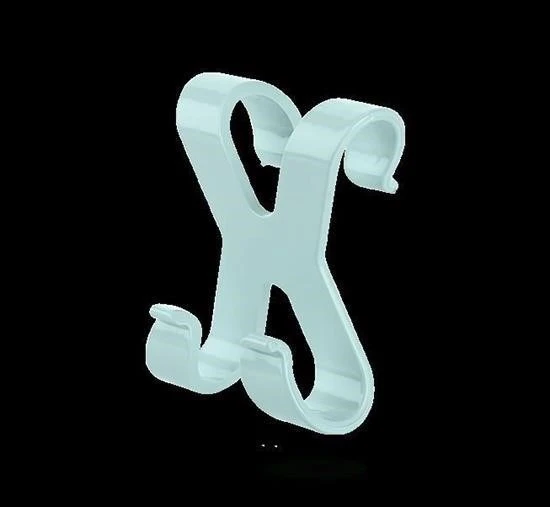 BUFFER® Hang it Pratik Kolay Taşımabilir Havlupan 2 Kancalı Banyo Askısı - 7