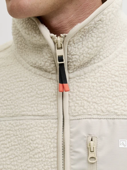 JACK JONES Teddy Ceket Erkek Peluş Mont 12284827 - Resim 6