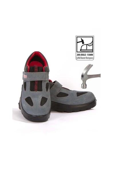 ALC Pars 114 Çelik Burunlu Yazlık Süet Iş Güvenliği Ayakkabısı S1 ürün görseli 1