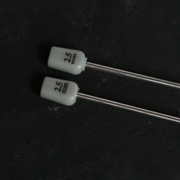 Loren Crafts 2,5 mm 35 cm Titanyum Örgü Şişi - Resim 3