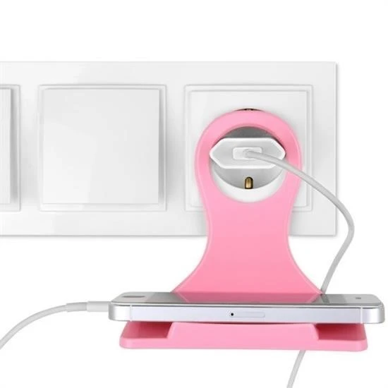 BUFFER® Universal Mobil Şarj Priz Askısı ve Telefon Tablet Tutucu Stand - 5