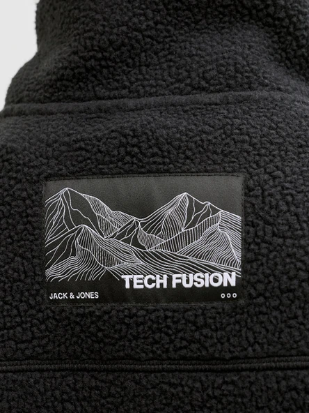 JACK JONES Teddy Ceket Erkek Peluş Mont 12284827 - Resim 6