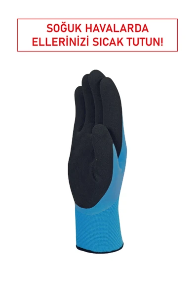 Delta Plus THRYM VV736 İş Eldiveni | XL (No:10), Akrilik & Poliamit, Lateks Kaplama ve Endüstriyel - Resim 2