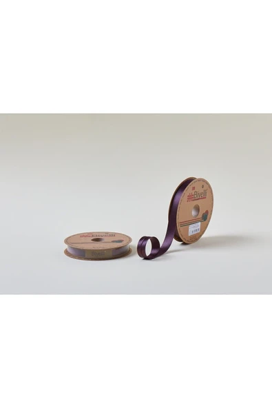 Biye Saten Katlı 040 Bordo 2 cm 25 Metre %100 Polyester ürün görseli 1