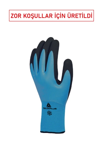 Delta Plus THRYM VV736 İş Eldiveni | XL (No:10), Akrilik & Poliamit, Lateks Kaplama ve Endüstriyel - Resim 3