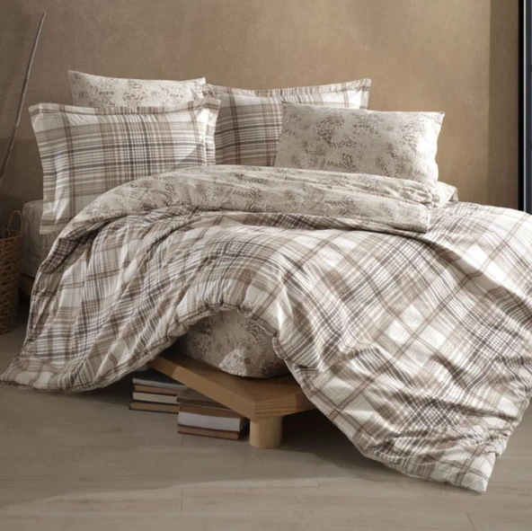 Ranforce Nev Takımı Çift Kişilik Ravel V1 Bej ürün görseli 1