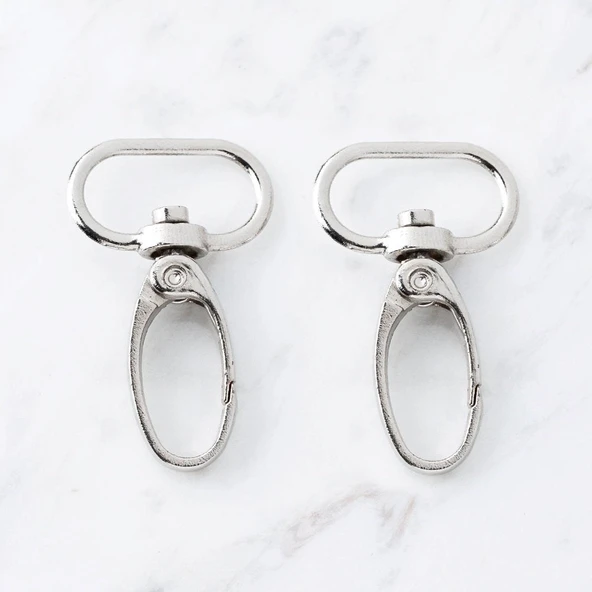 Loren 2,5x4 cm 2 li Makrome Anahtarlık Kancası ürün görseli 1