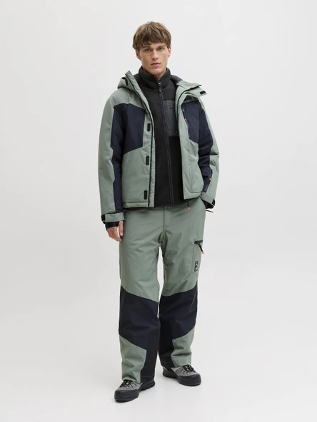 JACK JONES Teddy Ceket Erkek Peluş Mont 12284827 - Resim 4