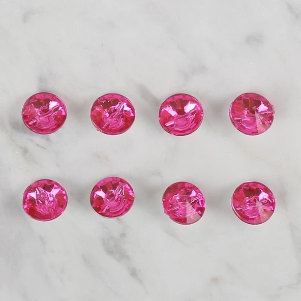 Loren Crafts pembe 8 li düğme - 203 - Resim 2