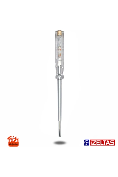 İzeltaş Elektrik Kontrol Kalemi Düz Uçlu Uzun Boy 190 Mm - Resim 3