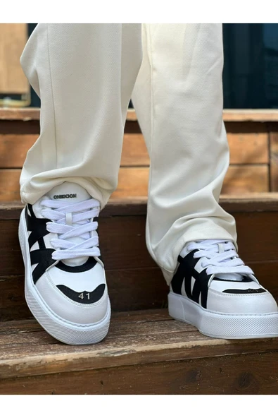 CH2407 - CBT Star-X Erkek Spor Ayakkabı BEYAZ/SIYAH - Resim 3