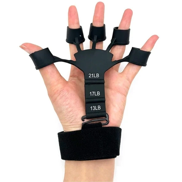 BUFFER®  Esneyebilen Bilek Ve Kol Geliştirici Kavrama Güçlendirici El Parmak Spor Aparat - 4