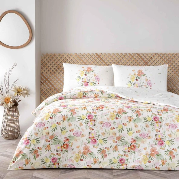 Çift Kişilik Ranforce Nev Takımı Shirley Sarı ürün görseli