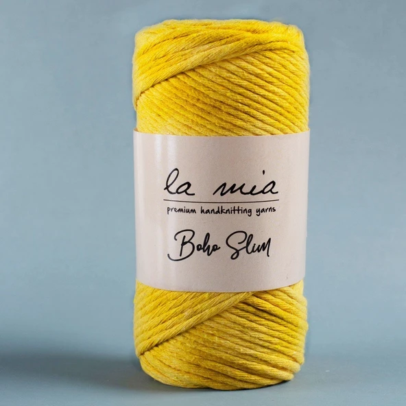 La Mia Boho Slim Sarı El Örgü İpi -L003 - 34195 ürün görseli 1