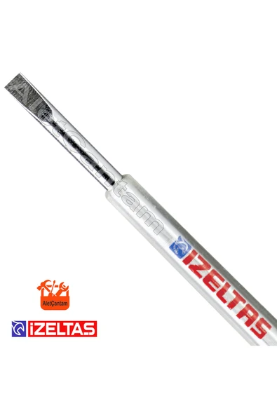 İzeltaş Elektrik Kontrol Kalemi Düz Uçlu Uzun Boy 190 Mm ürün görseli 1