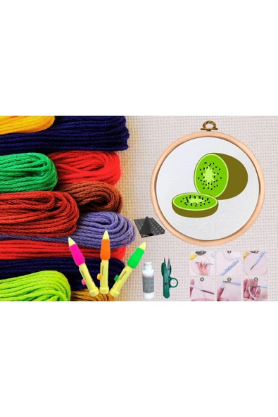 Punch Seti Nakış Seti Kasnaklı Kendin Yap Seti Seri 4 ürün görseli 1