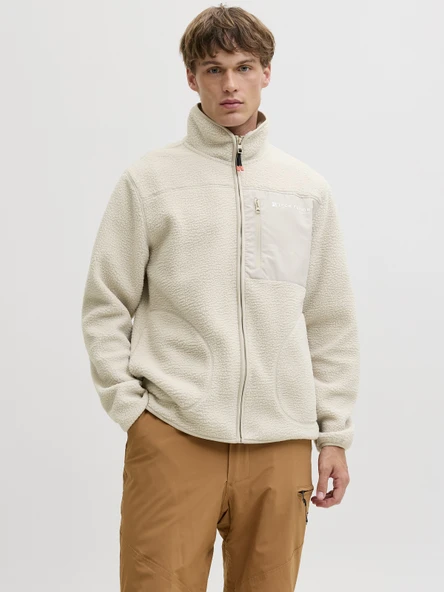 JACK JONES Teddy Ceket Erkek Peluş Mont 12284827 - Resim 2