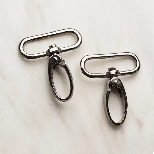 Loren 3 cm 2 li Makrome Füme Rengi Anahtarlık Kanc ürün görseli