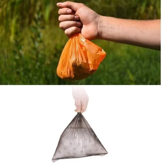 BUFFER® 4lü Evcil Hayvanlar Için Pati Desenli Kedi Köpek Kaka Poşeti Torbası - 5