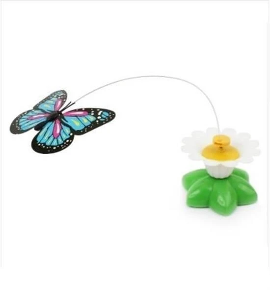 BUFFER® Hareketli Dönen Kelebek - Kedi Oyuncağı ( Pille Çalışır) - 7