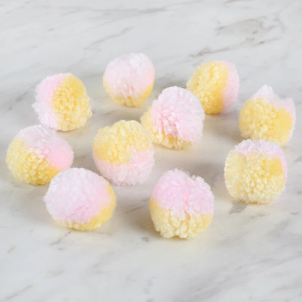 Kartopu İkiz Pompon - DU0014 ürün görseli 1