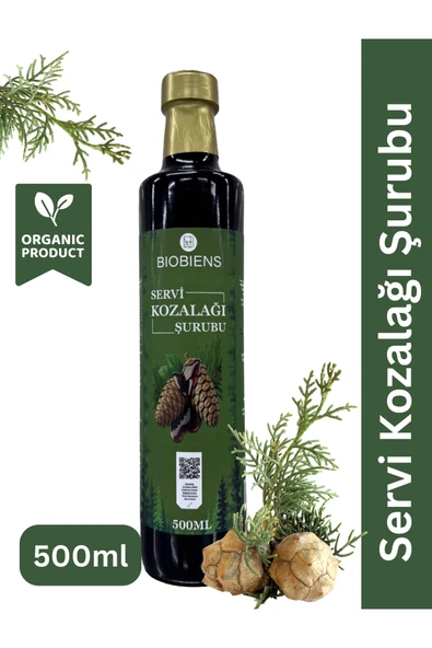 BİOBİENS SERVİ KOZALAK ŞURUBU 500 ML ürün görseli