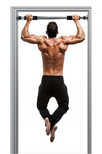 BUFFER® Kapı veya Koridora Takılıp Ayarlanabilen Demiri Barfiks Aleti Kapı Barfiksi - 8