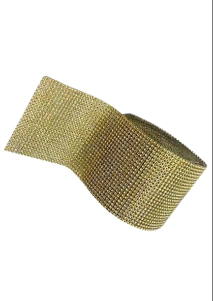 Sıralı Taş Şerit 24'lü Altın 1 Metre