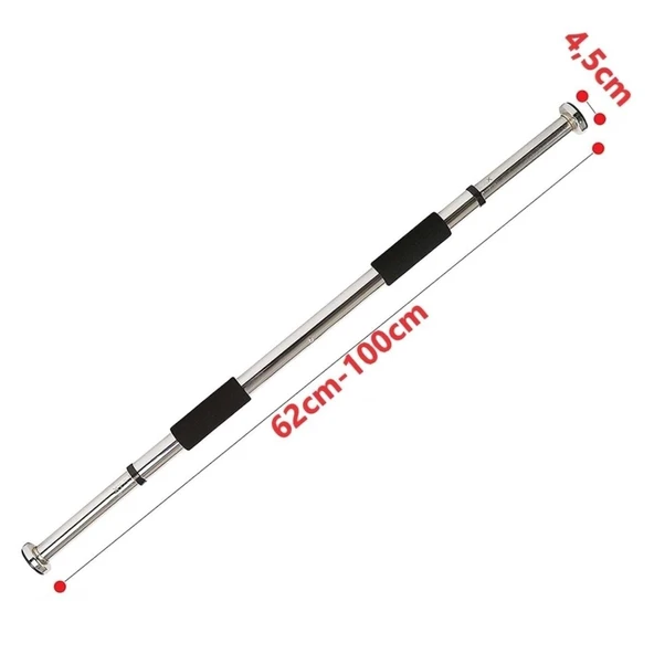 BUFFER® Kapı veya Koridora Takılıp Ayarlanabilen Demiri Barfiks Aleti Kapı Barfiksi - 5