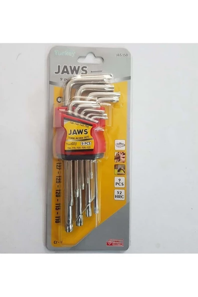 Eltos Jaws 9 Parça Uzun Torx Alyan Seti 150 mm ürün görseli