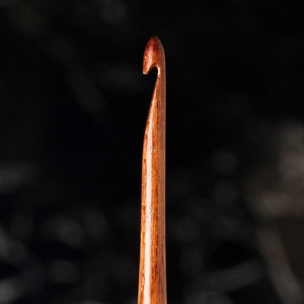 La Mia Rosewood 2 mm 15.5 cm Ahşap Yün Tığ - Resim 2