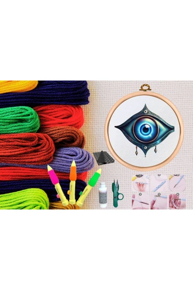 Punch Seti Nakış Seti Kasnaklı Kendin Yap Seti Seri 141 ürün görseli 1