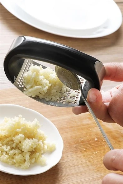 BUFFER® Yeni Sarımsak Ezici Paslanmaz Çelik Garlic Press - 8