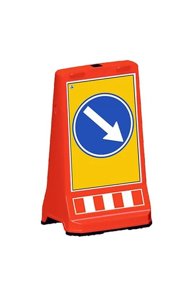 Evelux Ultra Levhalı Uyarı Dubası Sağdan Gidiniz ürün görseli 1