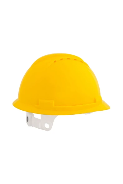 BBU Safety Equipment Bbu Sp-200 Plastik Içlik Vida Çark Ayarlı İş Bareti Sarı - Resim 2