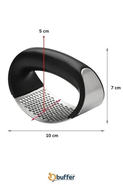 BUFFER® Yeni Sarımsak Ezici Paslanmaz Çelik Garlic Press - 7