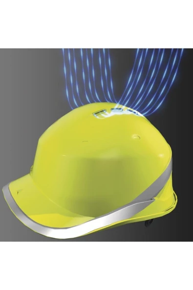 Delta Plus Baseball Diamond 6 Havalandırmalı Işçi Bareti Beyaz - Resim 7