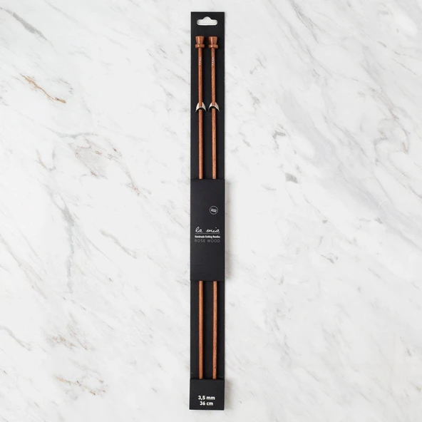 La Mia Rosewood 3.5 mm 36 cm Ahşap Örgü Şişi ürün görseli 1