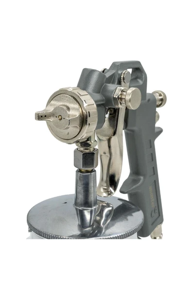 Master 504001 Alttan Depolu Havalı Boya Tabancası | 1.8 mm Meme, 1 Lt Metal Hazne - Resim 3