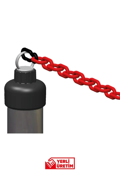 Evelux 22036 UB R TPU-TPE S Şerit Ayırıcı Esnek Delinatör (100 cm x 80 mm) Yeşil - Resim 4