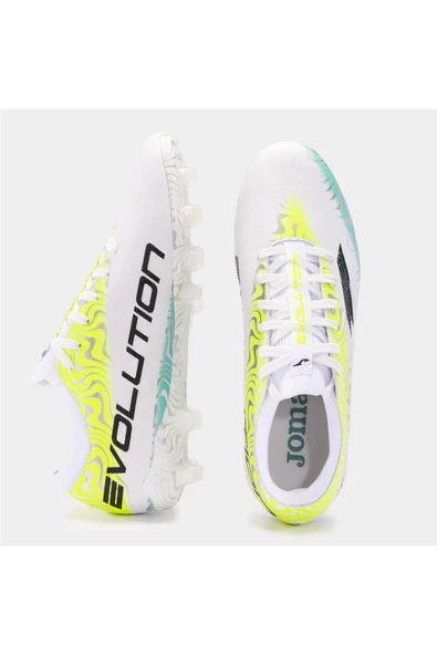 JOMA EVOLUTION CUP 2402 WHITE YELLOW Krampon ve Halı Saha Ayakkabısı - Resim 3