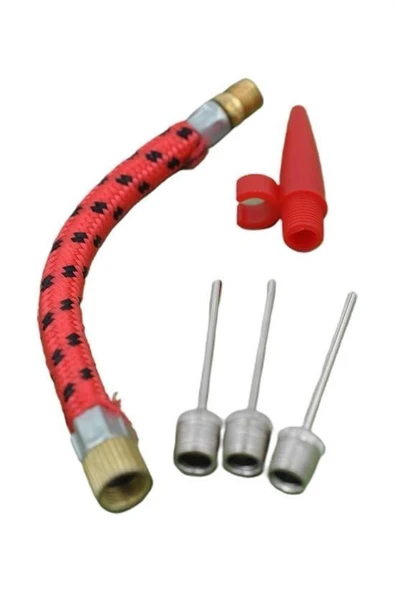 BUFFER® Pompa İğne Başlık Seti Top Bisiklet Lastiği Şişirme İğneleri - 6