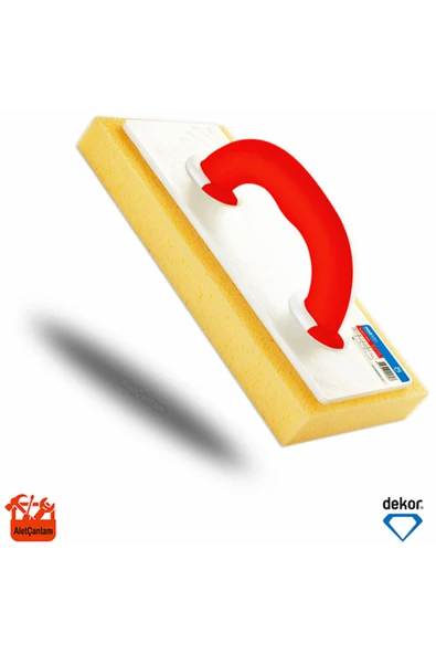 Dekor Süngerli Mala 14 X 28 Cm Geniş Tip Sünger Mala ürün görseli 1