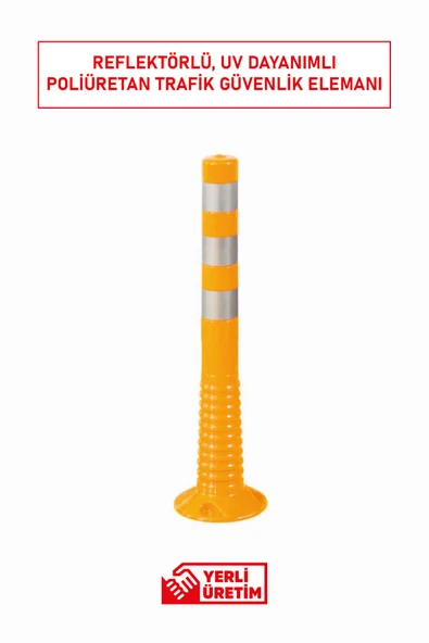 VATAN TRAFİK Evelux 12242 UB R Esnek Şerit Ayırıcı | Yüksek Görünürlük, Reflektörlü, Darbe Dayanımlı Delinatör ürün görseli 1