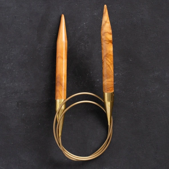 Addi Olive Wood 12 mm 80 cm Zeytin Ağacı Misinalı - Resim 2