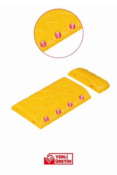 Evelux PPC Mercekli Yol Kasisi 12100 YK – 12101 YK K | Reflektörlü Hız Kesici Trafik Kasisi ürün görseli 1