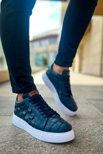 CH209 - OBT Vimini Erkek Ayakkabı LACIVERT - Resim 2