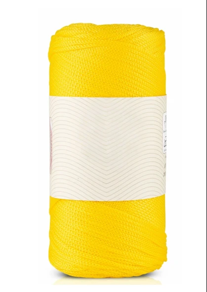 Makrome İpi 3mm Polyester Koyu Sarı ürün görseli 1