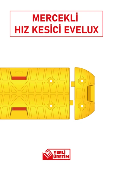 Evelux PPC Mercekli Yol Kasisi 12120 YK – 12121 YK K | Reflektörlü Hız Kesici Trafik Kasisi - Resim 3